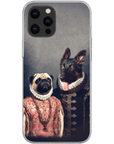 Funda personalizada para teléfono con 2 mascotas 'Duque y Archiduquesa'