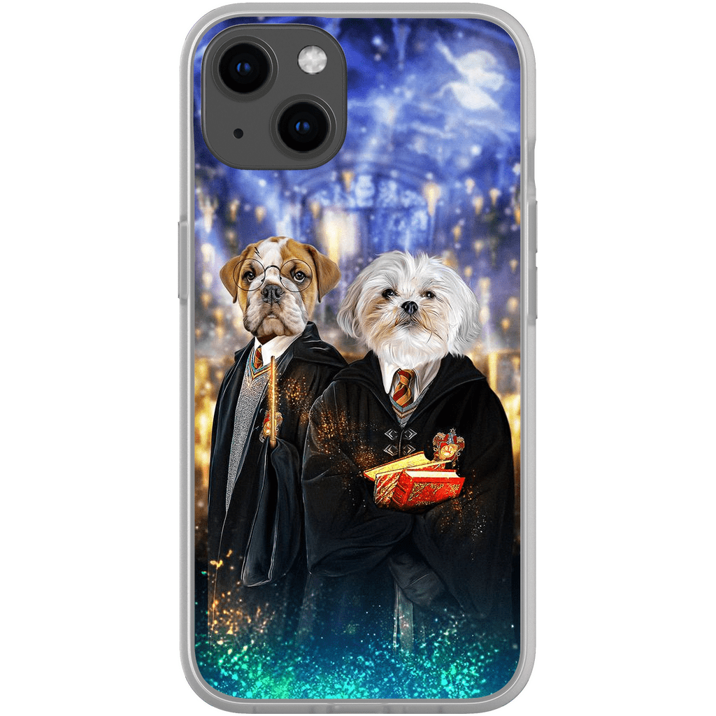 &#39;Harry Doggers 2&#39; Funda personalizada para teléfono con 2 mascotas