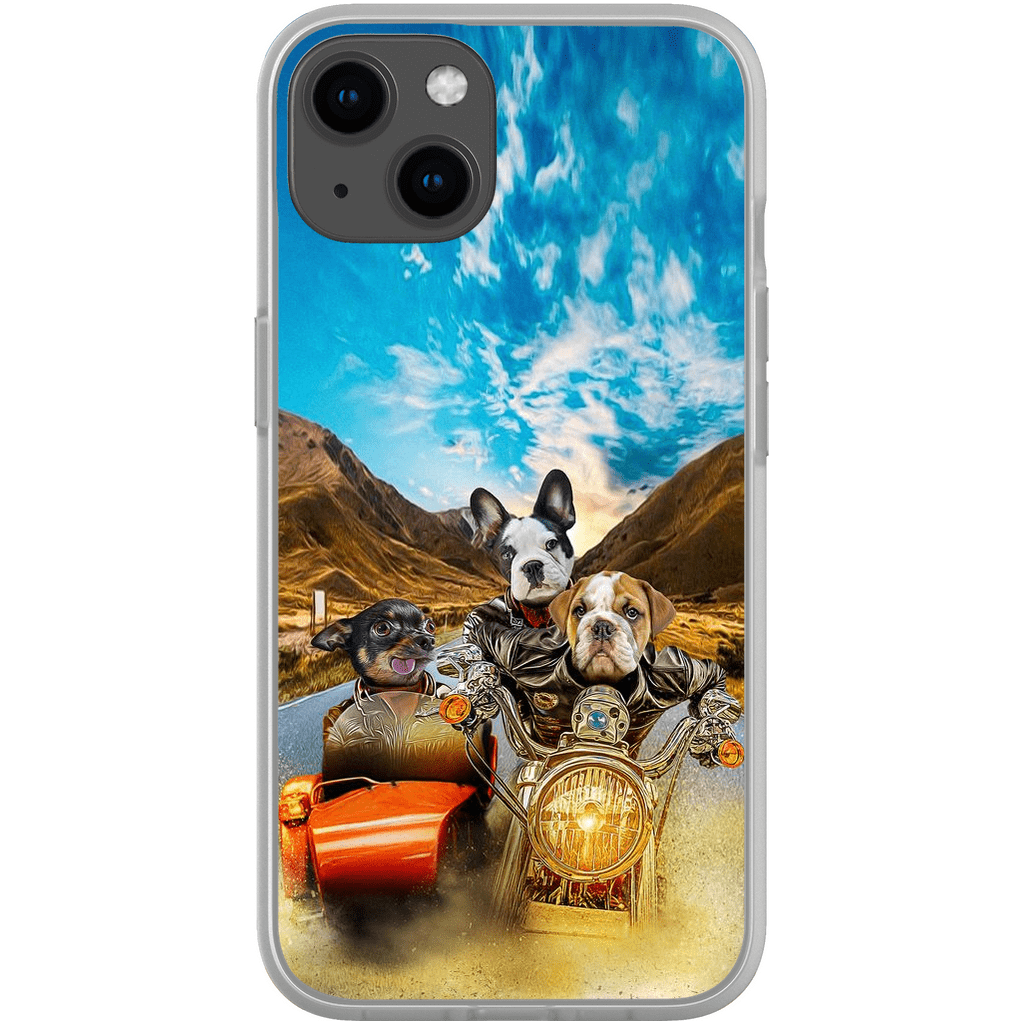 &#39;Harley Wooferson&#39; Personalized 3 Pet Phone Case