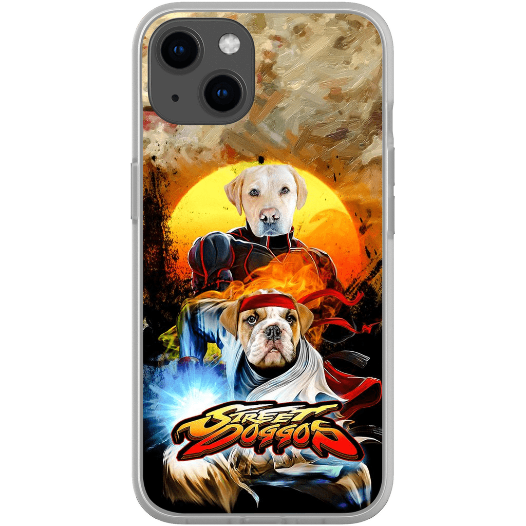 &#39;Street Doggos&#39; Personalized 2 Pet Phone Case