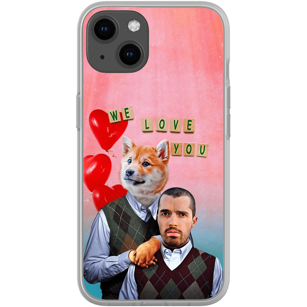 &#39;Step Doggo/Human Valentines&#39; Personalized Phone Cases