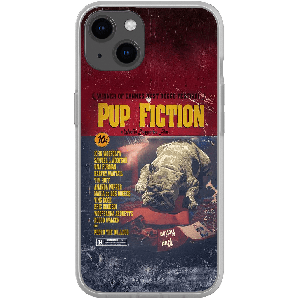 &#39;Pup Fiction&#39; Personalized Phone Case