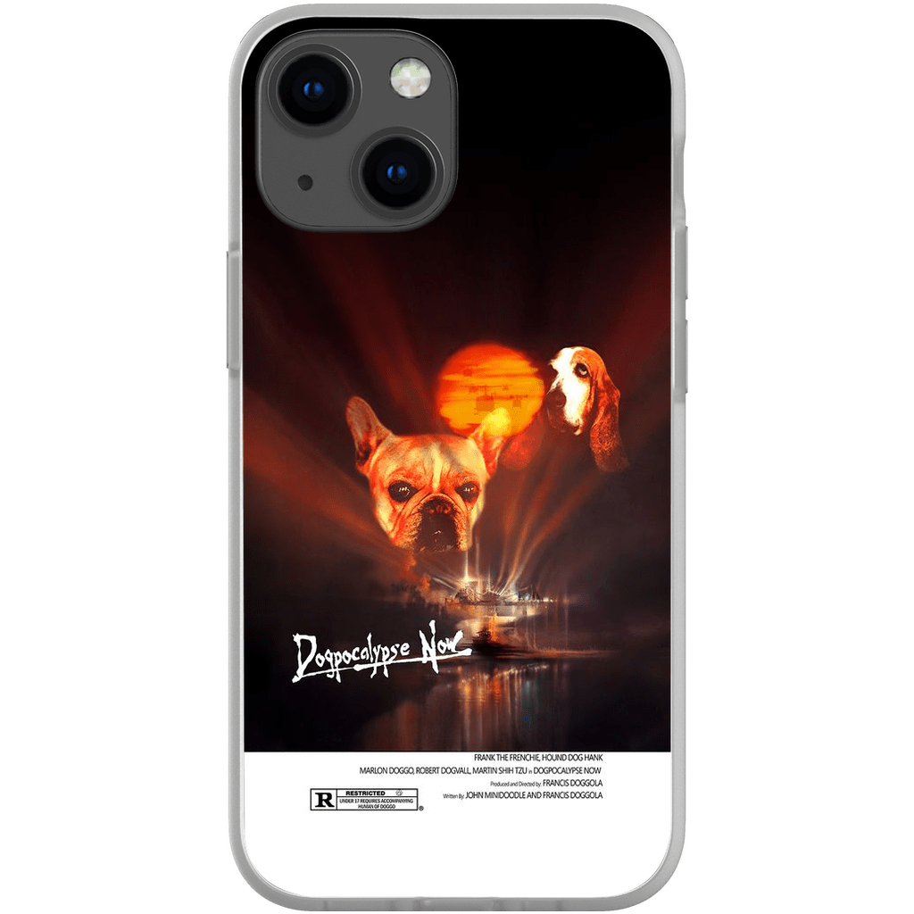 &#39;Dogpocalypse Now&#39; Personalized 2 Dog Phone Case