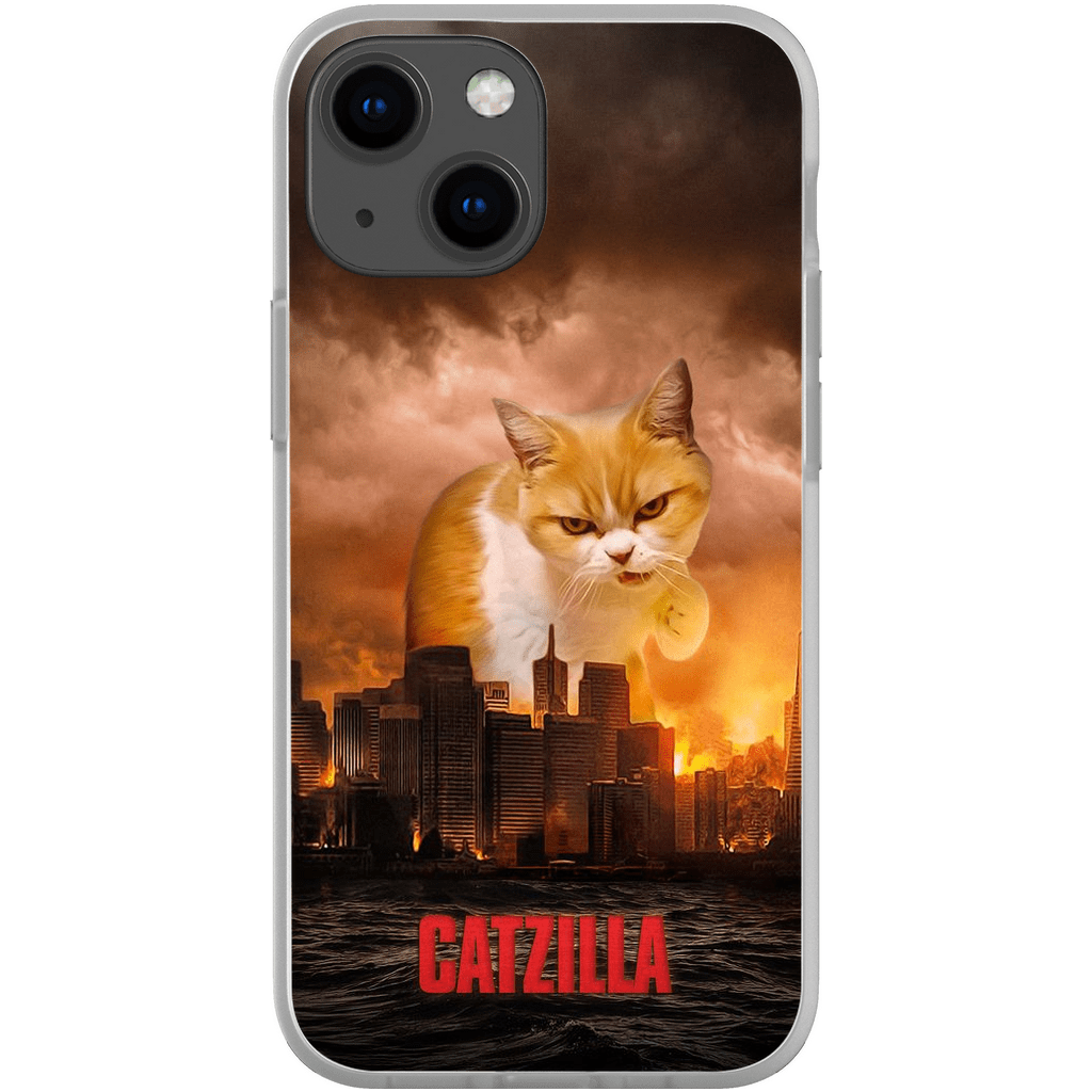 &#39;Catzilla&#39; Personalized Phone Case