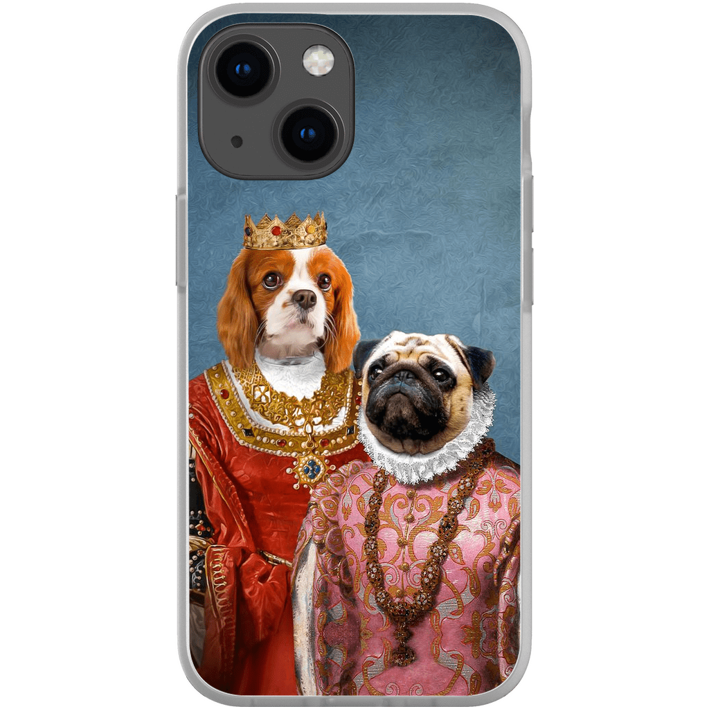 &#39;Queen and Archduchess&#39; Personalized 2 Pet Phone Case