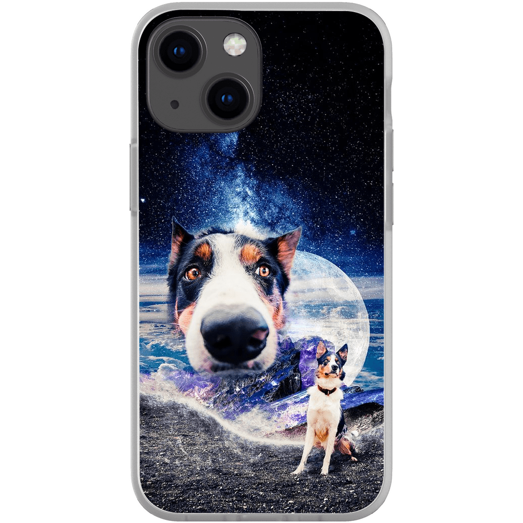 Funda para móvil personalizada &#39;Doggo in Space&#39;