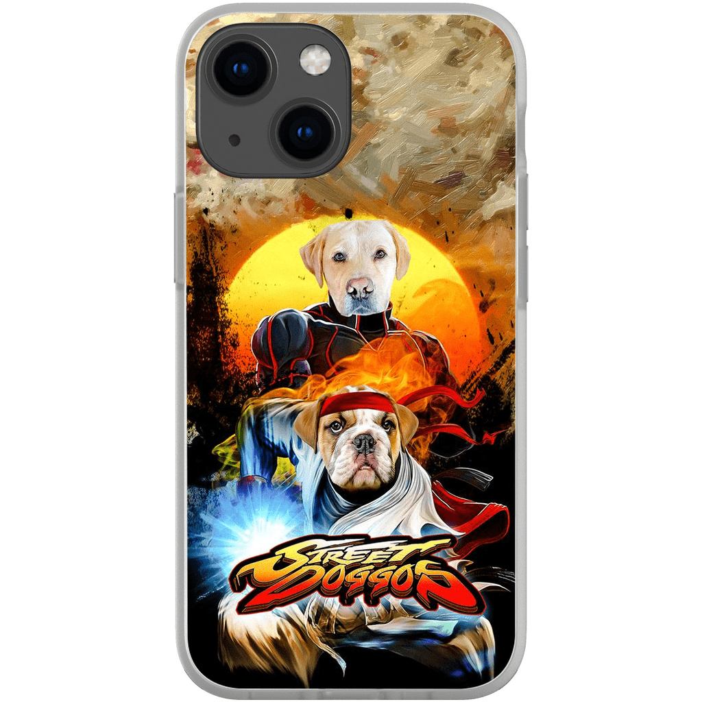 &#39;Street Doggos&#39; Personalized 2 Pet Phone Case