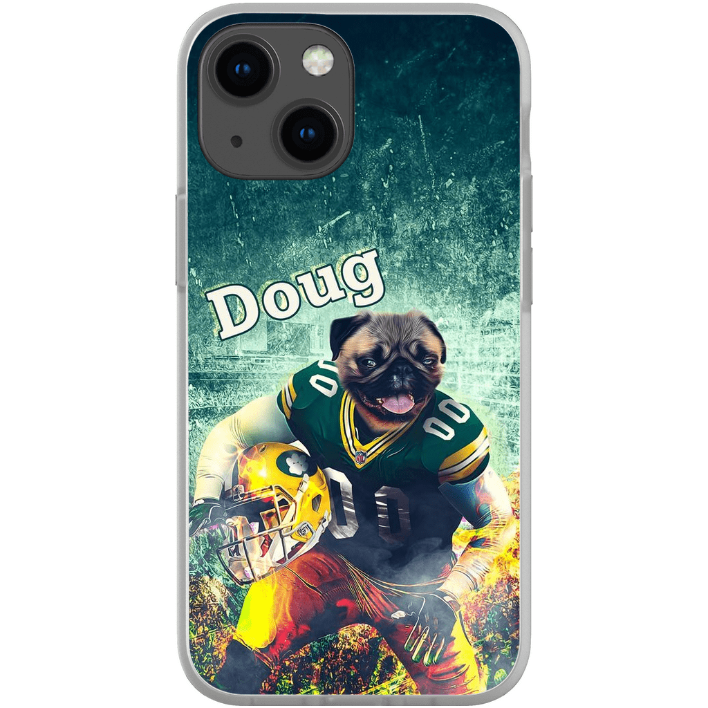 &#39;Green Bay Doggos&#39; Personalized Dog Phone Case