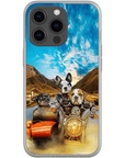 'Harley Wooferson' Funda personalizada para teléfono con 3 mascotas