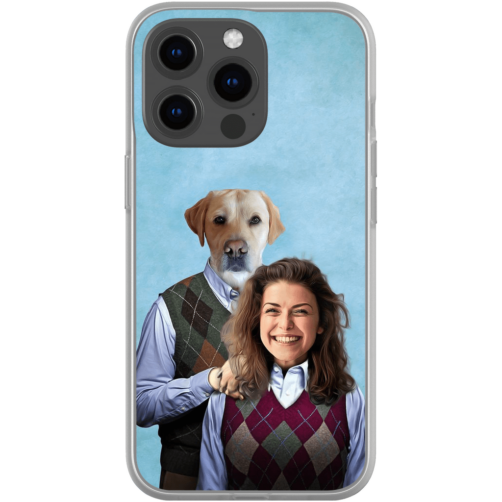 Funda para teléfono personalizada &#39;Step Doggo &amp;amp; Human (hembra)&#39;