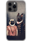 Funda personalizada para teléfono con 2 mascotas 'Duque y Archiduquesa'