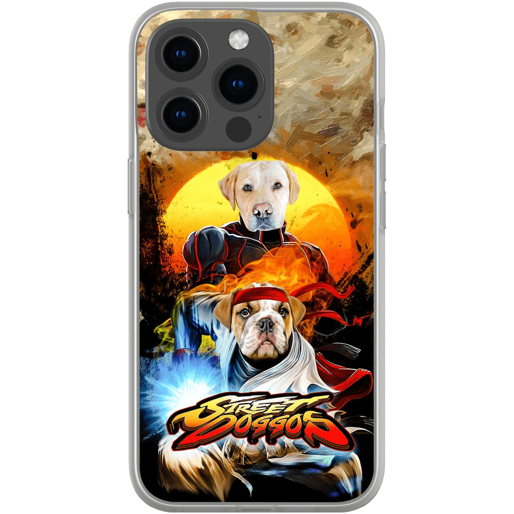 &#39;Street Doggos&#39; Personalized 2 Pet Phone Case