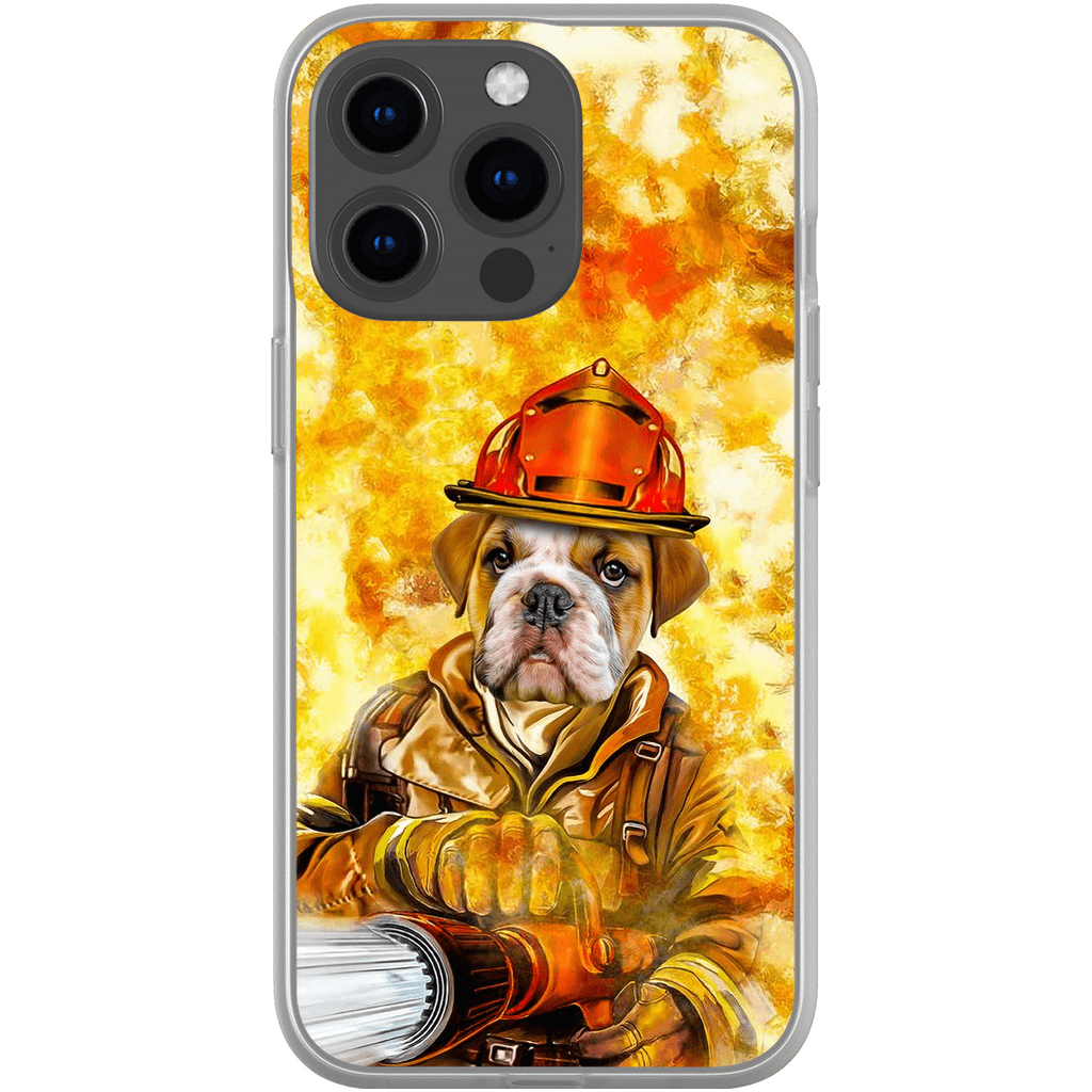 &#39;The Firefighter&#39; Personalized Phone Case