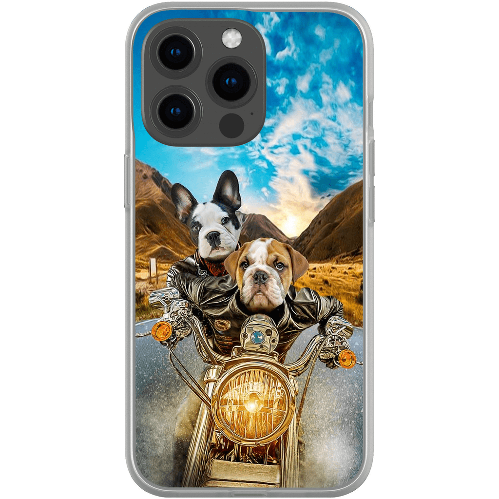 &#39;Harley Wooferson&#39; Personalized 2 Pets Phone Case