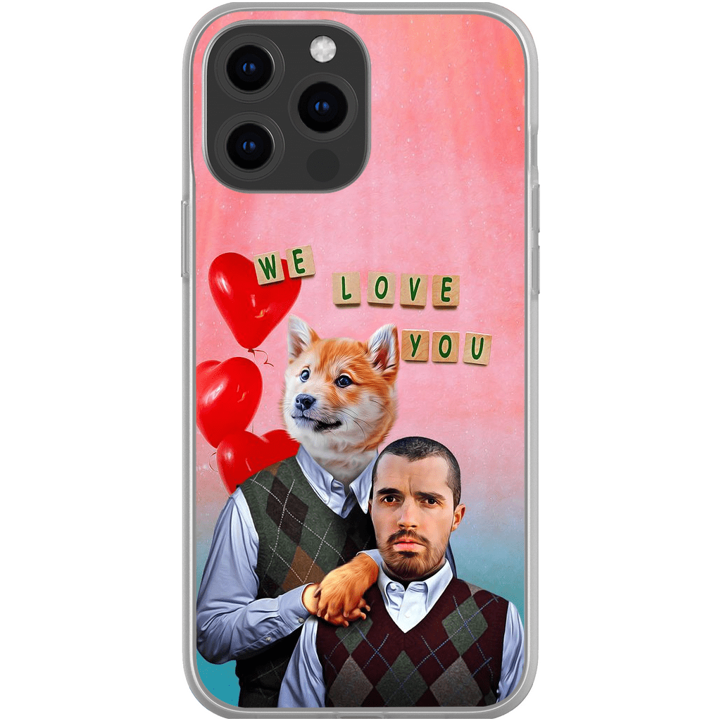 &#39;Step Doggo/Human Valentines&#39; Personalized Phone Cases