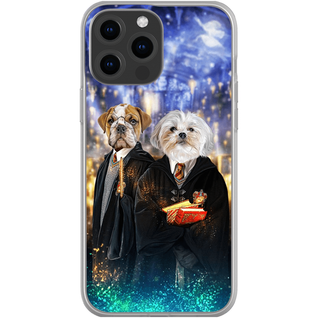 &#39;Harry Doggers 2&#39; Funda personalizada para teléfono con 2 mascotas