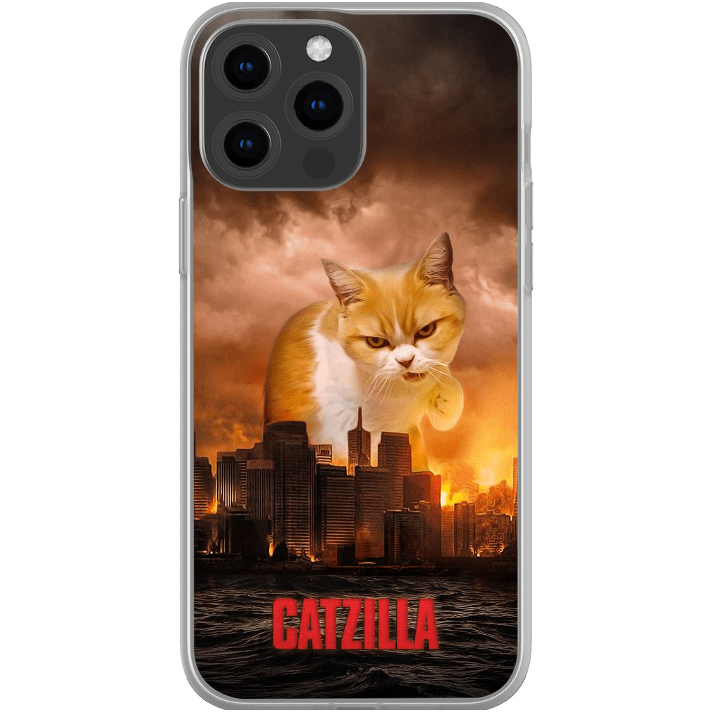 &#39;Catzilla&#39; Personalized Phone Case