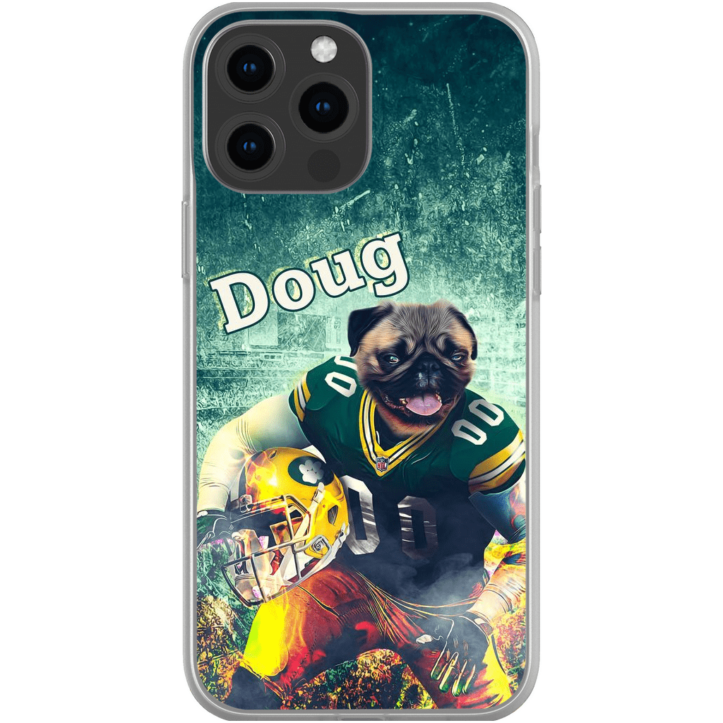 Funda personalizada para teléfono con perro &#39;Green Bay Doggos&#39;