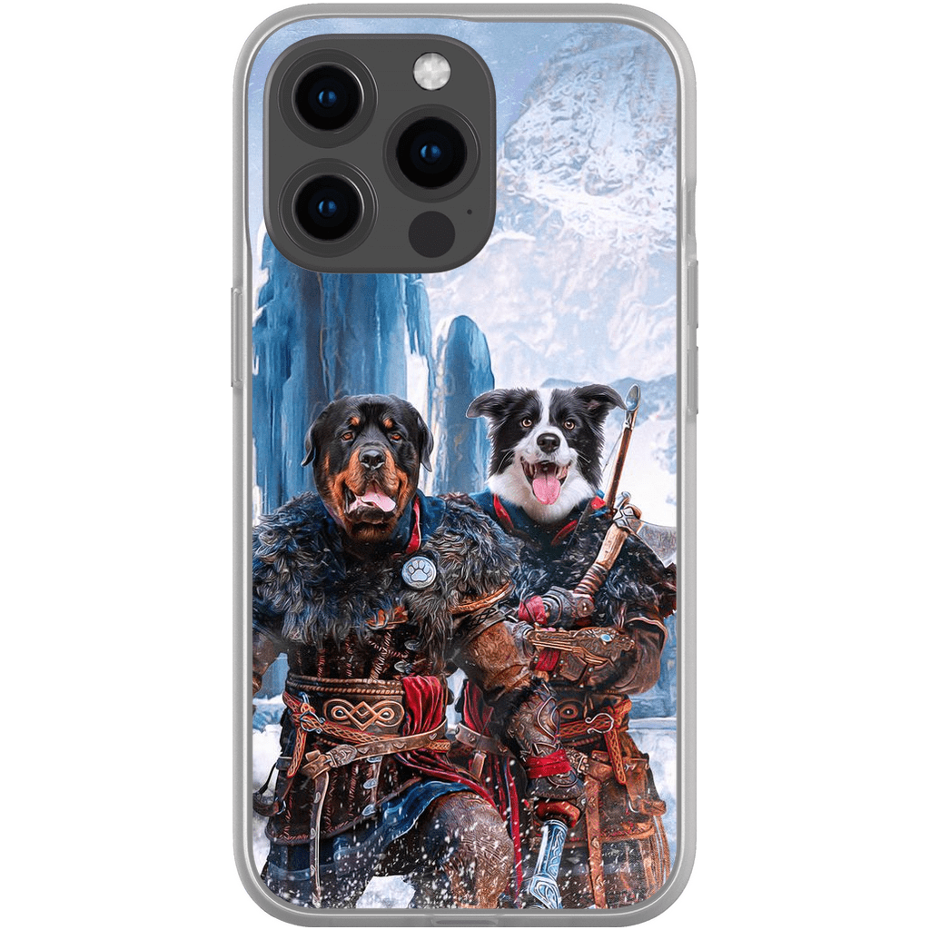 &#39;The Viking Warriors&#39; Personalized 2 Pet Phone Case