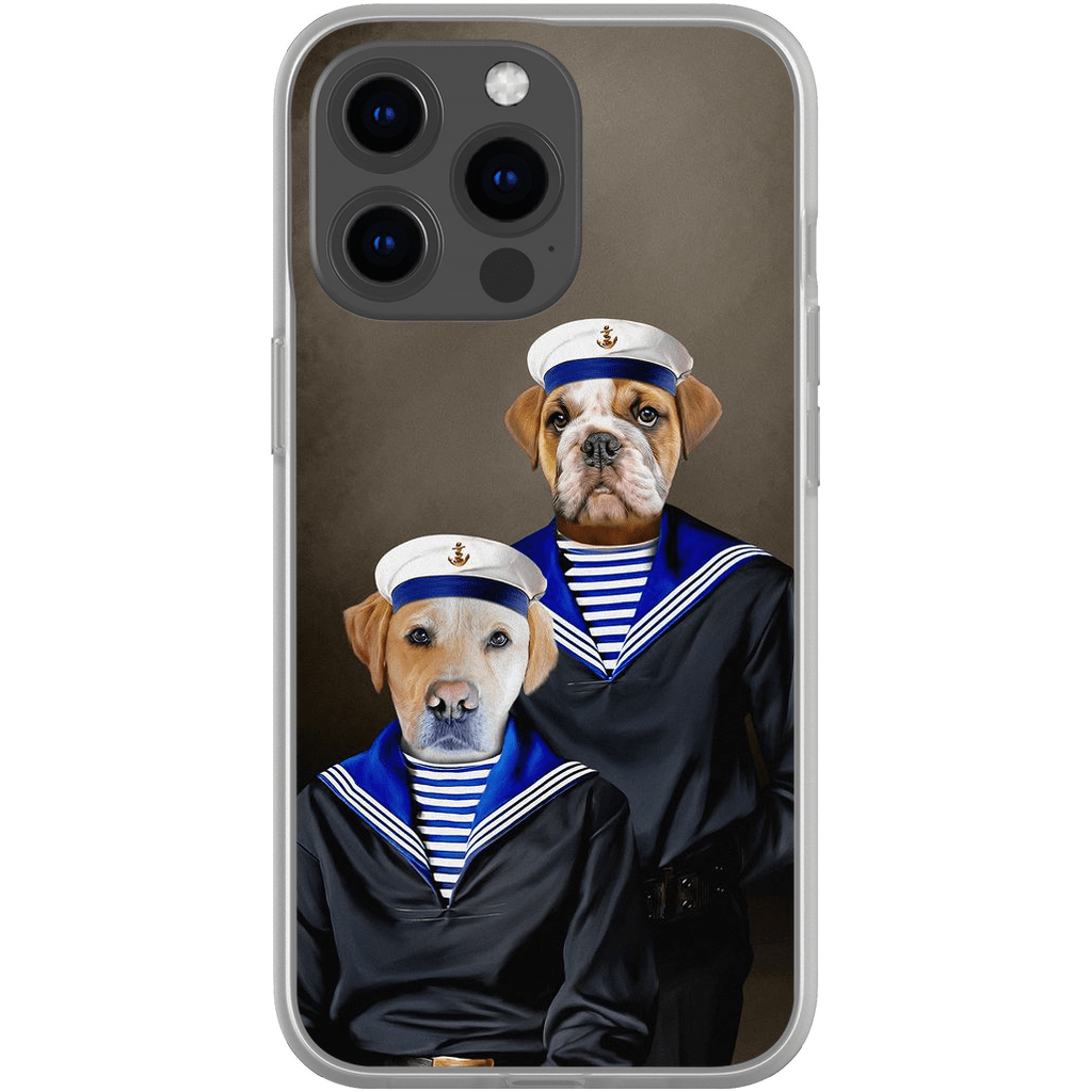 &#39;The Sailors&#39; Personalized 2 Pet Phone Case