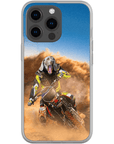 'The Motocross Rider' Personalized Phone Case