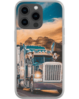 Funda personalizada para teléfono con 2 mascotas 'The Truckers'