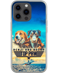 'Top Paw' Personalized 2 Pet Phone Case