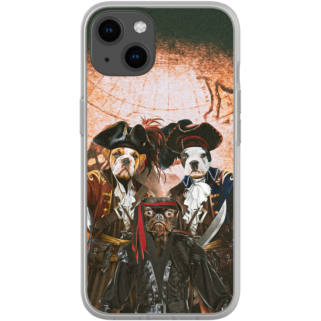 &#39;The Pirates&#39; Personalized 3 Pet Phone Case