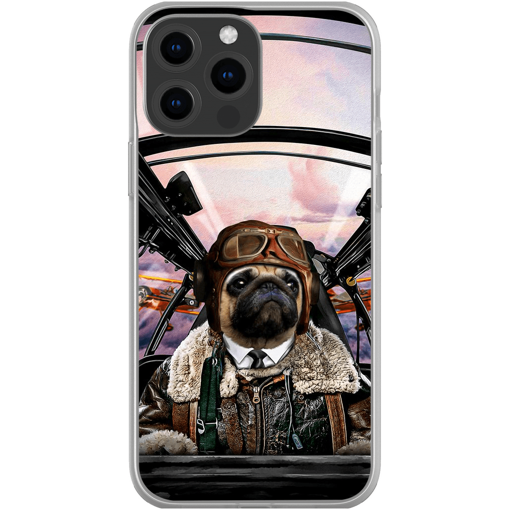 &#39;The Pilot&#39; Personalized Phone Case