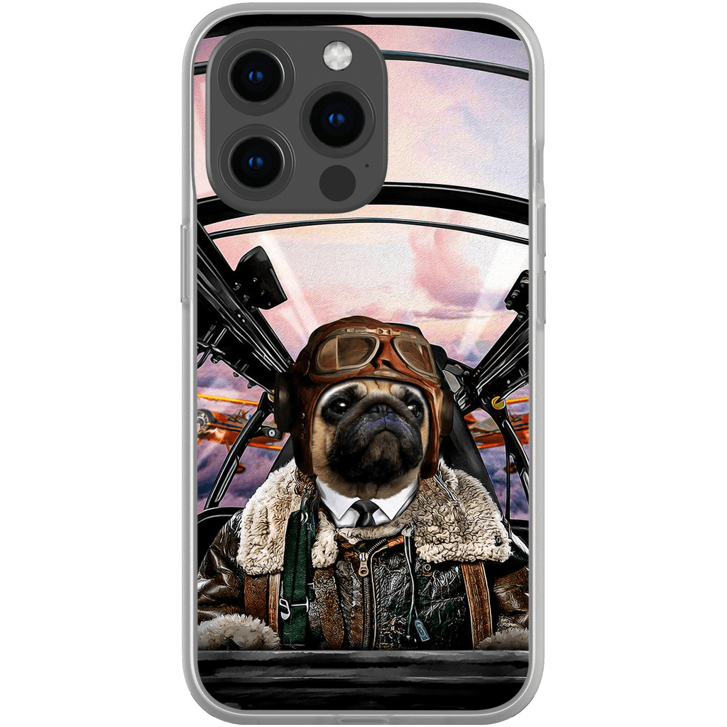 &#39;The Pilot&#39; Personalized Phone Case