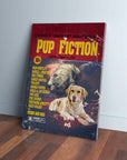 'Pup Fiction' Personalized 2 Pet Canvas