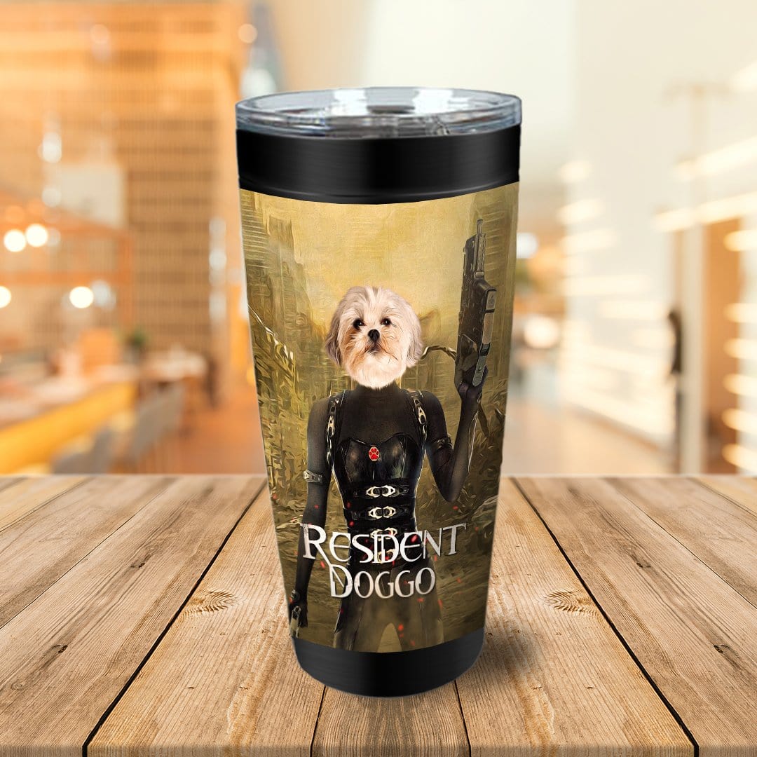 &#39;Resident Doggo&#39; Personalized Tumbler