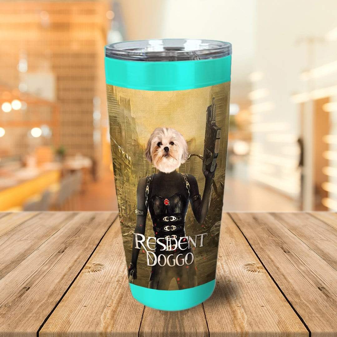 &#39;Resident Doggo&#39; Personalized Tumbler