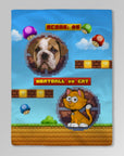 Retro Video Game Personalized Pet Blanket