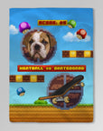 Retro Video Game Personalized Pet Blanket