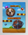 Retro Video Game Personalized Pet Blanket