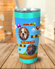 Retro Video Game Personalized Pet Tumbler