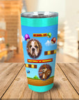 Retro Video Game Personalized Pet Tumbler