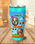 Retro Video Game Personalized Pet Tumbler