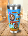 Retro Video Game Personalized Pet Tumbler