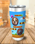 Retro Video Game Personalized Pet Tumbler