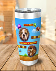 Retro Video Game Personalized Pet Tumbler