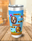 Retro Video Game Personalized Pet Tumbler