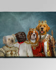 'The Royal Family' Personalized 4 Pet Blanket