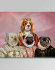 'The Royal Ladies' Personalized 4 Pet Blanket