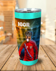 'Russia Doggos Soccer' Personalized Tumbler