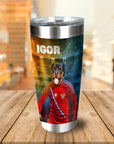 'Russia Doggos Soccer' Personalized Tumbler