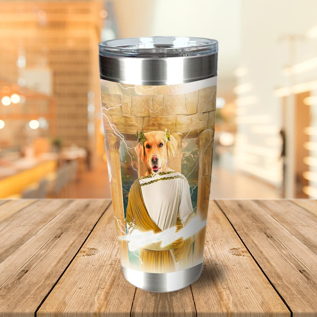 &#39;Zeus Doggo&#39; Personalized Tumbler