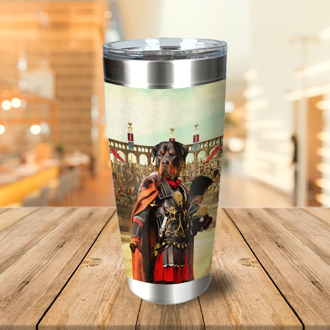 &#39;The Gladiator&#39; Personalized Tumbler