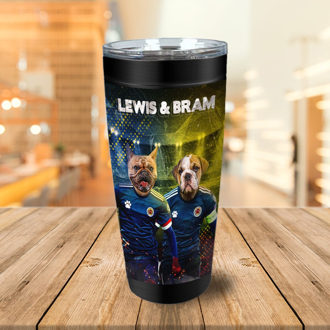 &#39;Scotland Doggos&#39; Personalized 2 Pet Tumbler